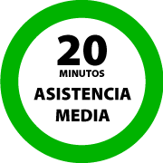 Asistencia media 20 minutos